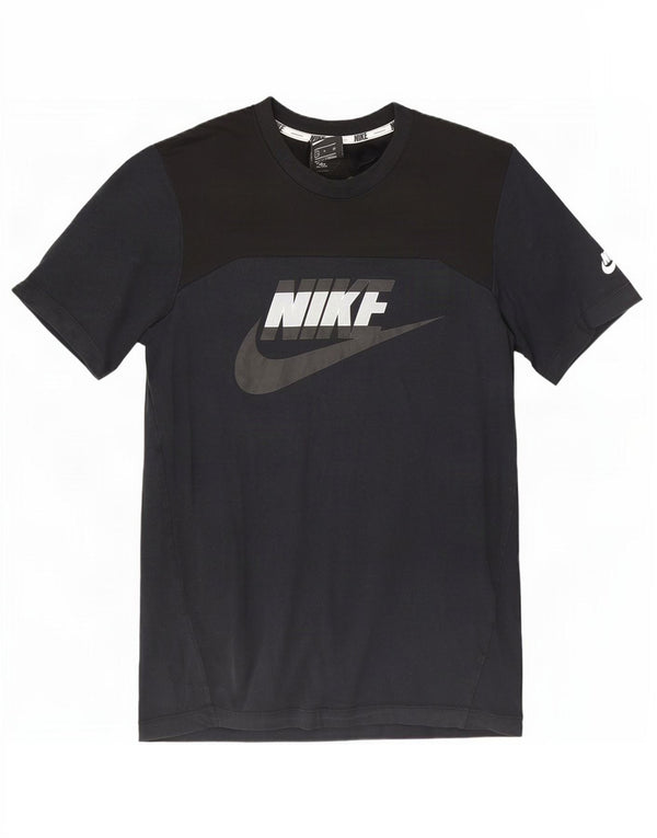 Nike Muška majica kratkih rukava s grafičkim motivima, mala, crna pamučna