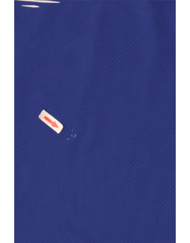Nike Dri Fit grafički gornji dio srednjeg plavog poliestera