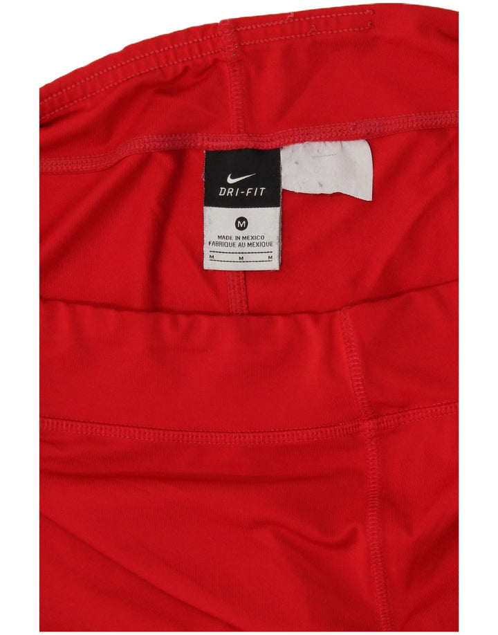 NIKE ženske kratke sportske hlače Dri Fit UK 14 srednje crvene