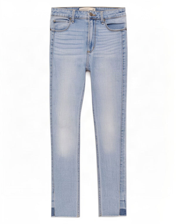 Abercrombie & Fitch ženske uske traperice visokog struka US 2 XS W26 L26 plava