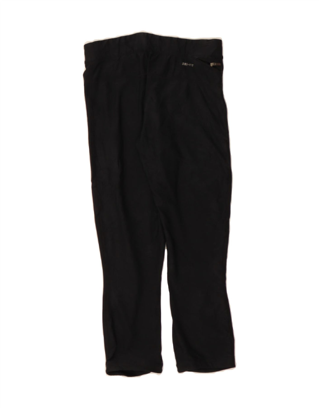 NIKE Womens Dri Fit Tracksuit Trousers UK 12 Medium Black Polyester Vintage Nike and Second-Hand Nike from Messina Hembry 