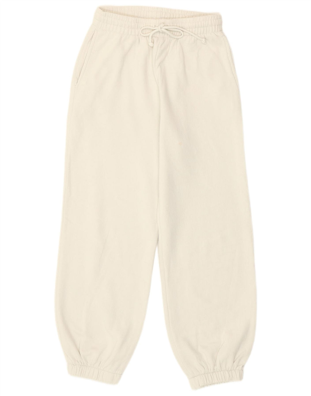 Zara Ženska trenirka Hlače Joggers UK 8 Mali bijeli pamuk