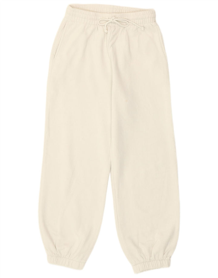 Zara Ženska trenirka Hlače Joggers UK 8 Mali bijeli pamuk