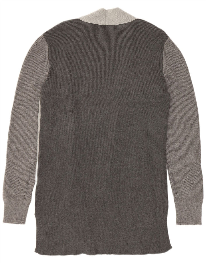 Marks & Spencer ženski dugi kardigan pulover UK 10 Small Gray