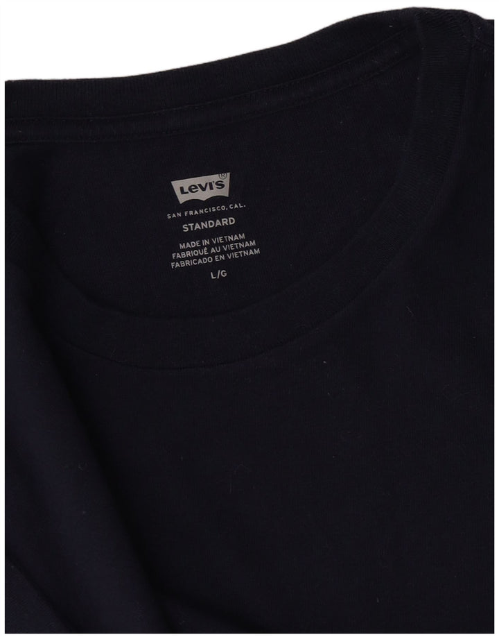 LEVI'S Standardna muška majica kratkih rukava Velika tamnoplava