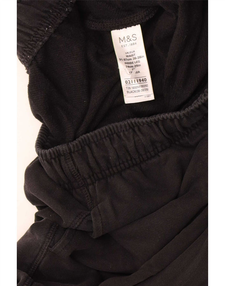 Marks & Spencer muške trenirke XL crne pamučne hlače