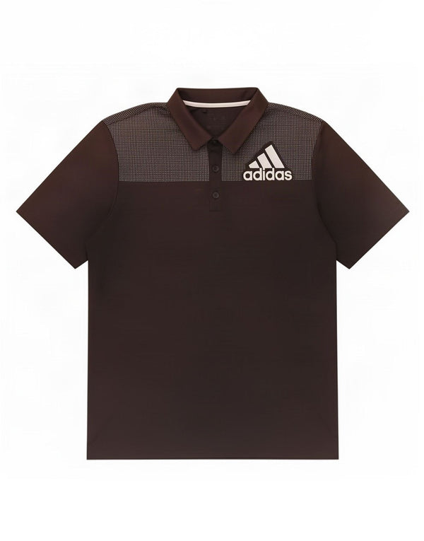 Adidas muška polo majica srednje crne boje od poliestera