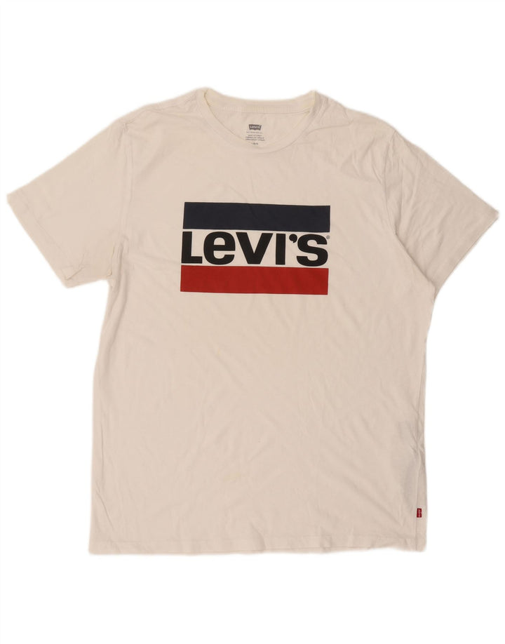 LEVI'S muška majica kratkih rukava s grafičkim motivima, veliki bijeli pamuk