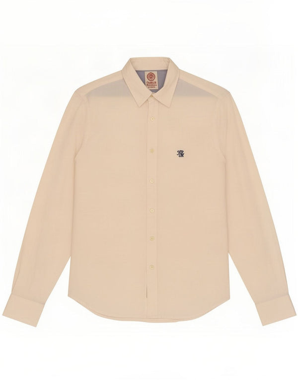 Franklin & Marshall Mens Shirt Medium White Cotton