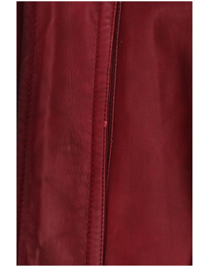 Vintage ženska prevelika parka jakna s kapuljačom EU 48 2XL kestenjaste boje