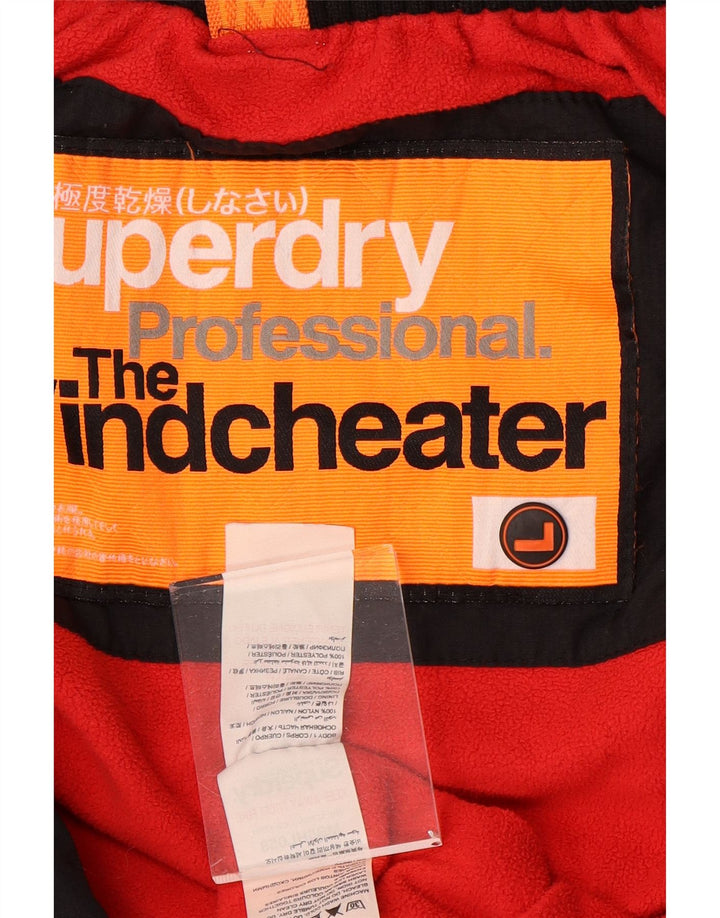 SUPERDRY muška vjetrovka s kapuljačom UK 40 velika crna