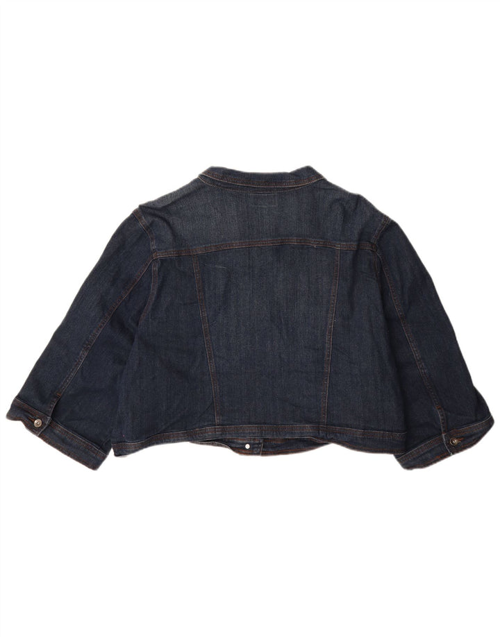 Autograph ženska traper jakna UK 18 XL tamnoplavi pamuk