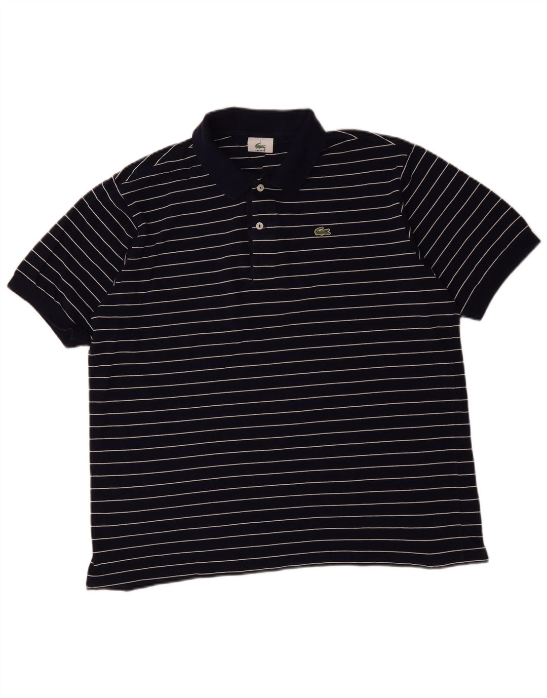 Lacoste muška polo majica veličina 7 2XL tamnoplava na pruge