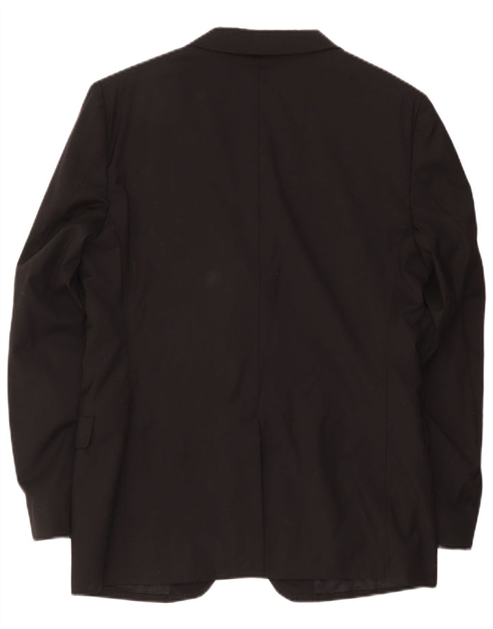 Massimo Dutti muška jakna s 2 gumba EU 54 XL crna vuna