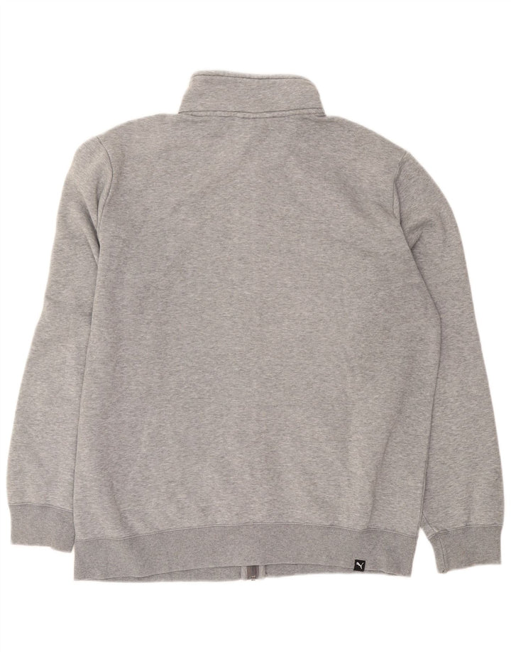 Puma muška gornja jakna trenirke Large Grey Flected Cotton