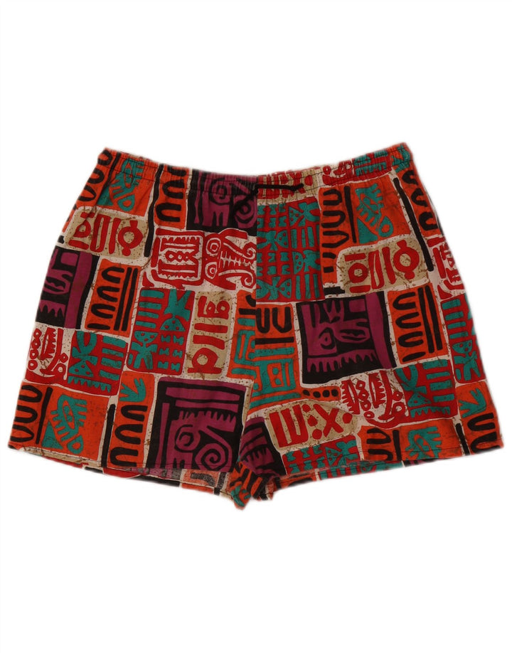 Vintage muške kratke hlače XL W38 Raznobojni patchwork pamuk