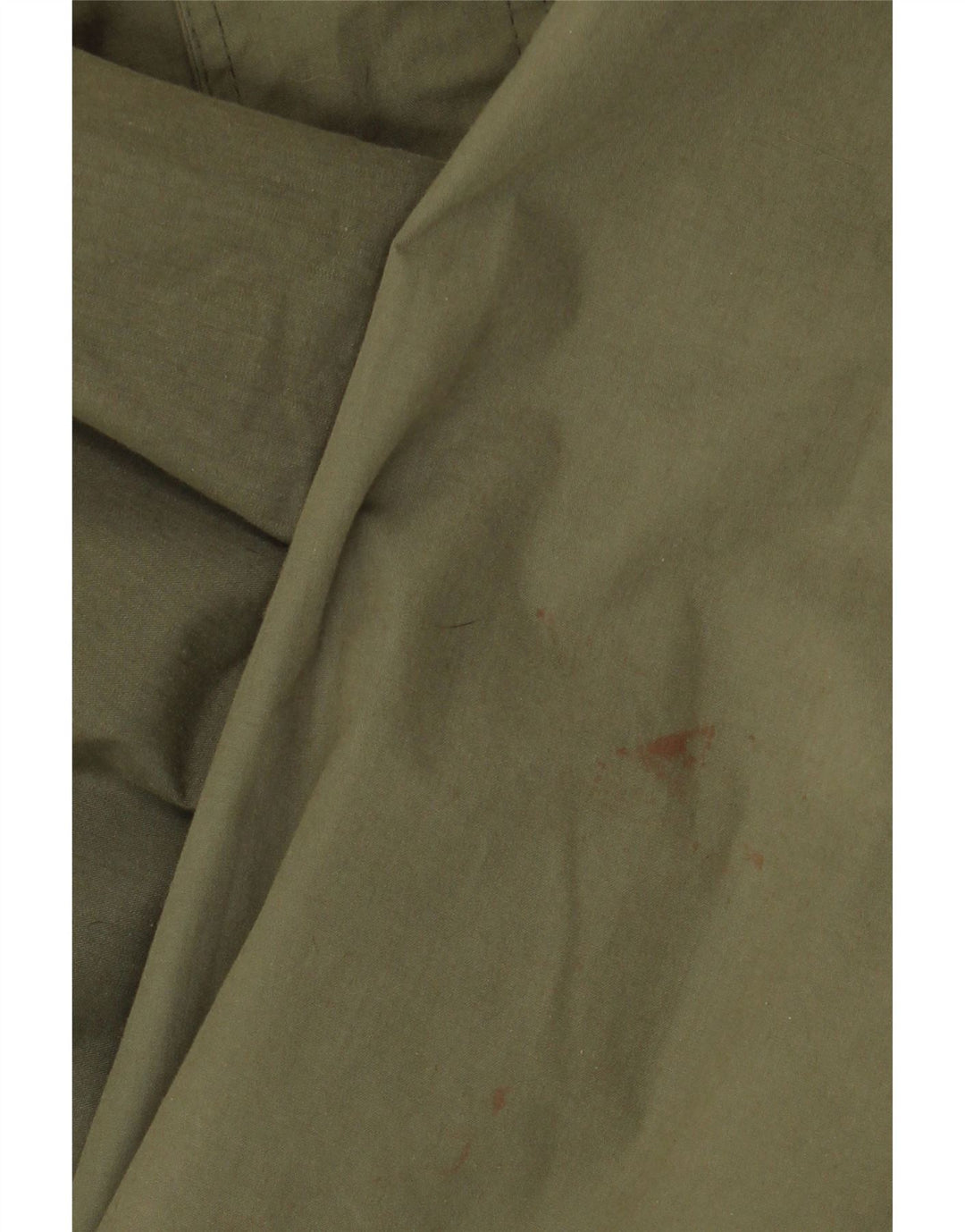 VINTAGE muška pomoćna jakna s kapuljačom UK 38, srednji kaki poliester