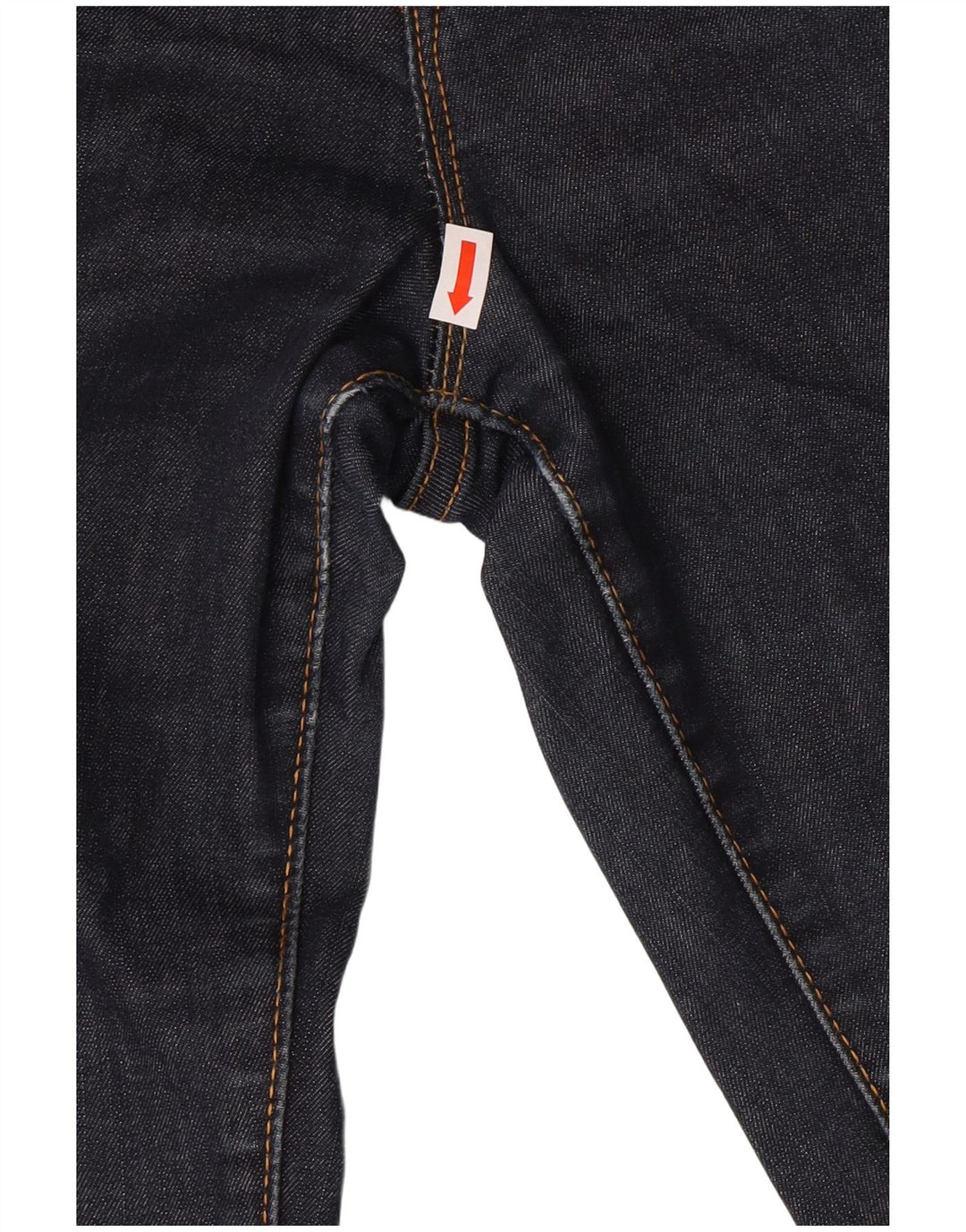 BENETTON Womens Bootcut Jeans  W27 L31 Navy Blue Cotton
