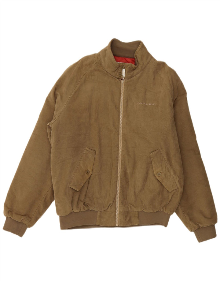 Muška bomber jakna North Sails UK 42 XL smeđi pamuk