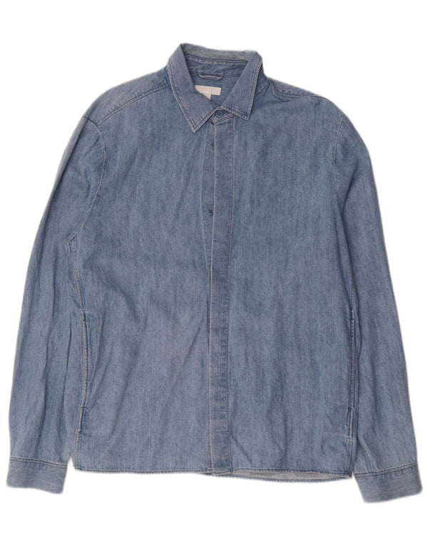 Cos muška traper košulja Large Blue Cotton