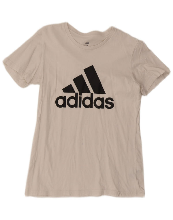 Adidas ženska majica kratkih rukava s grafičkim motivima UK 12/14 srednje bijele sportske