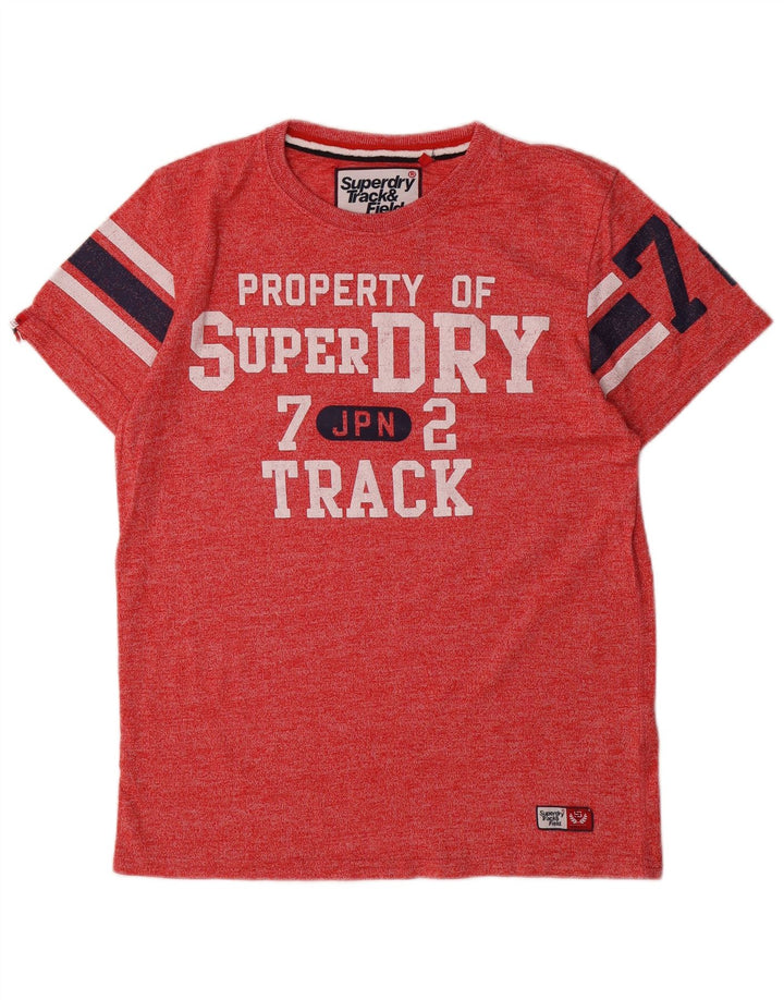 Superdry muška majica kratkih rukava srednje srednje crvene boje