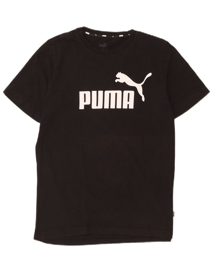 Puma muška majica s grafičkim motivima srednje crna