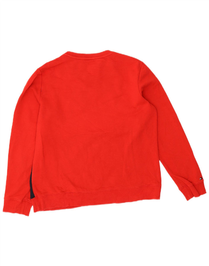 Tommy Hilfiger Ženska majica s kratkim rukavima UK 14 srednje crvene boje