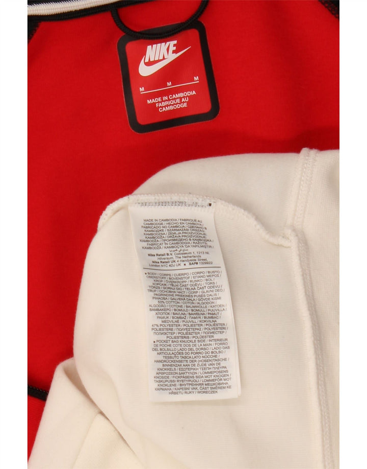 Nike muški pulover s kapuljačom na patentni zatvarač srednje boje, pamuk u blokovima boja