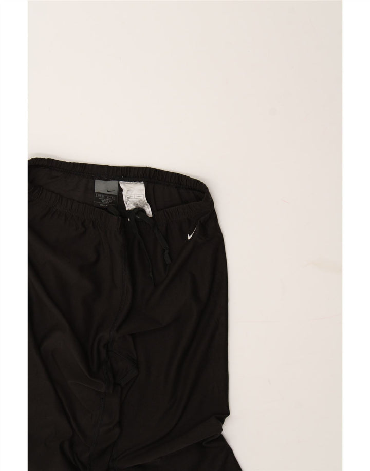 NIKE Womens Tracksuit Trousers US 8/10 Medium  Black Polyester Vintage Nike and Second-Hand Nike from Messina Hembry 
