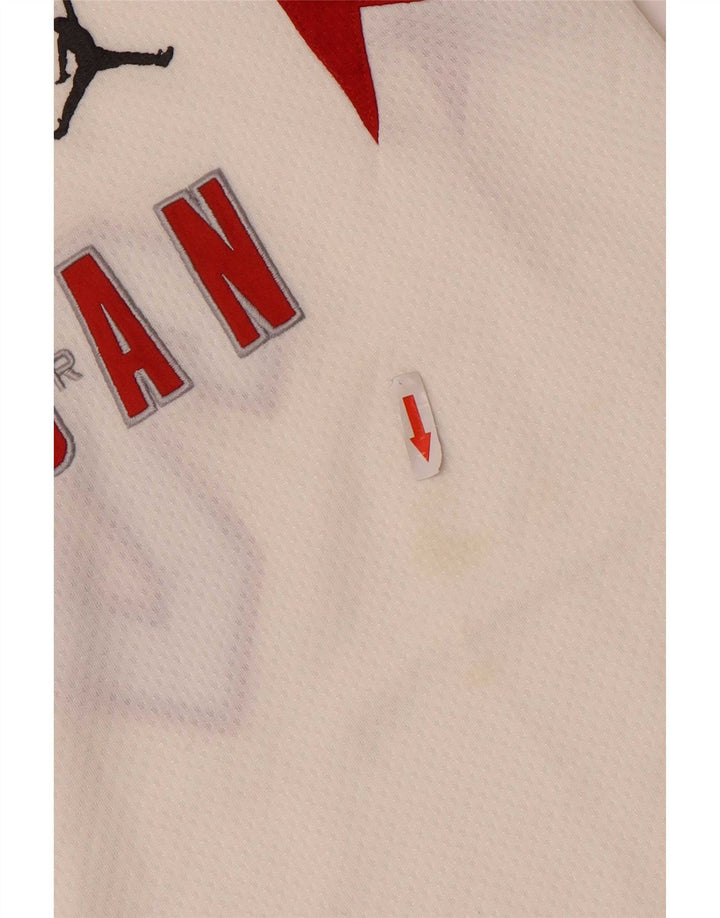 Jordan Boys Graphic Vest Top 12-13 Years Veliki bijeli poliester u boji