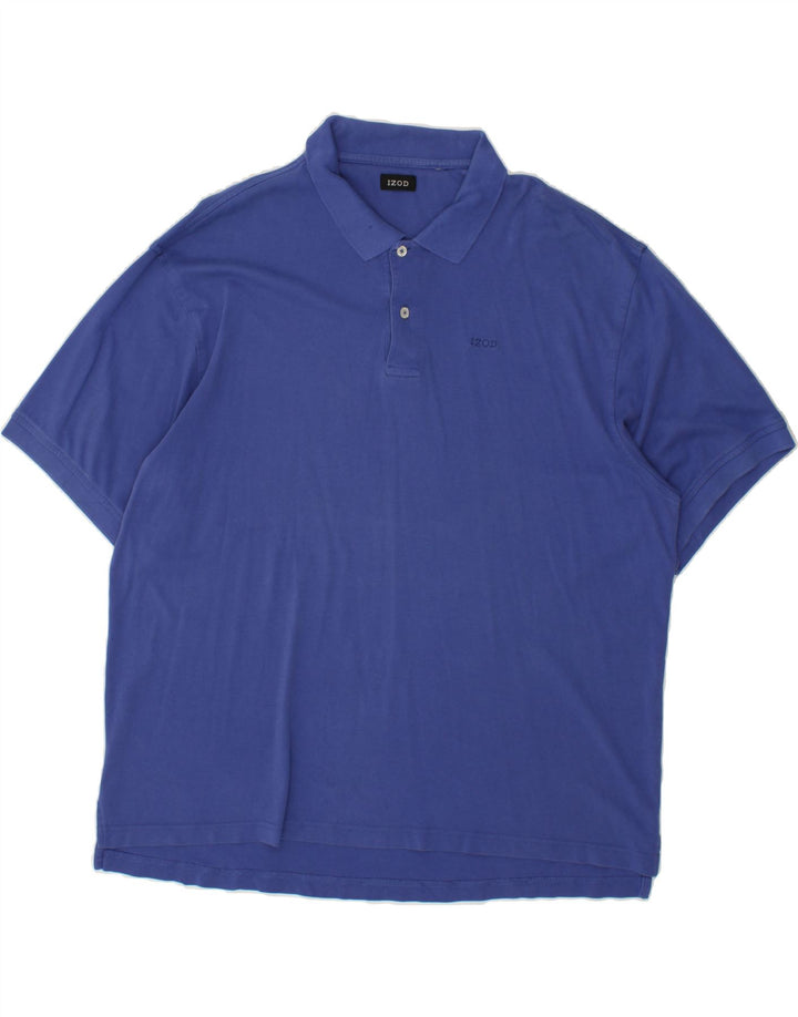 IZOD Mens Polo Shirt XL Navy Blue Cotton Vintage Izod and Second-Hand Izod from Messina Hembry 