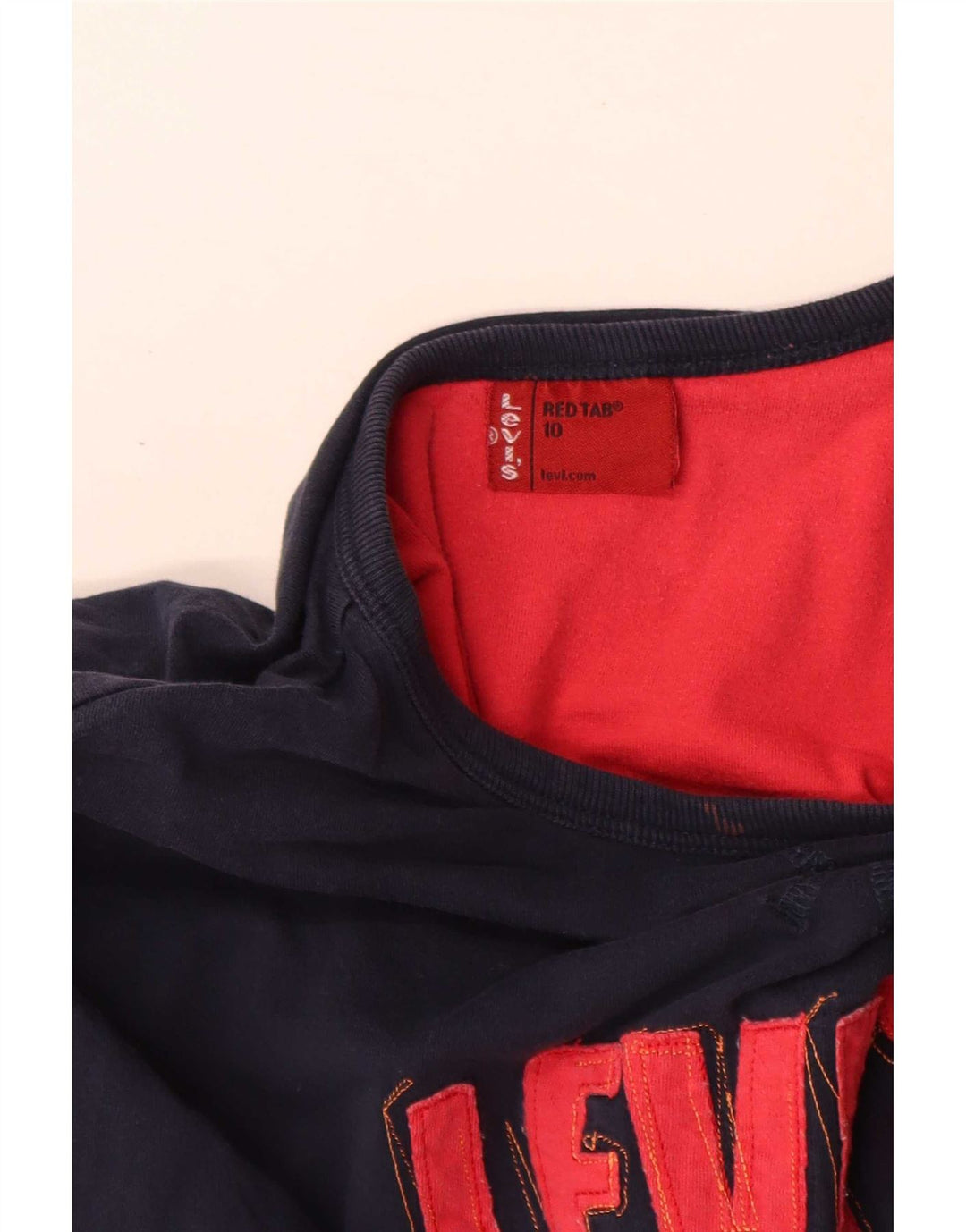 Levi's Boys majica dugih rukava s grafikama 9-10 godina tamnoplava