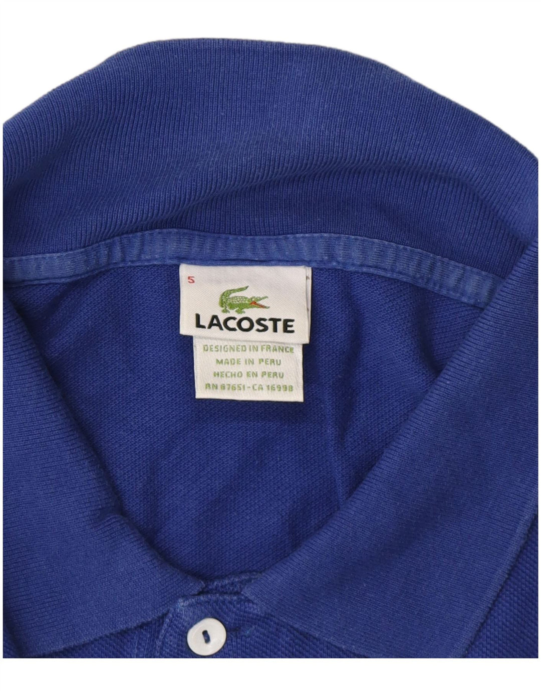 LACOSTE muška polo majica veličina 5 velika plava