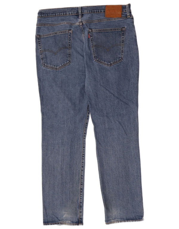 Levi's Mens 514 Straight Jeans W36 L30 Blue Cotton