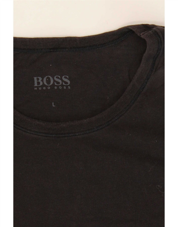 Velika crna muška majica kratkih rukava Hugo Boss