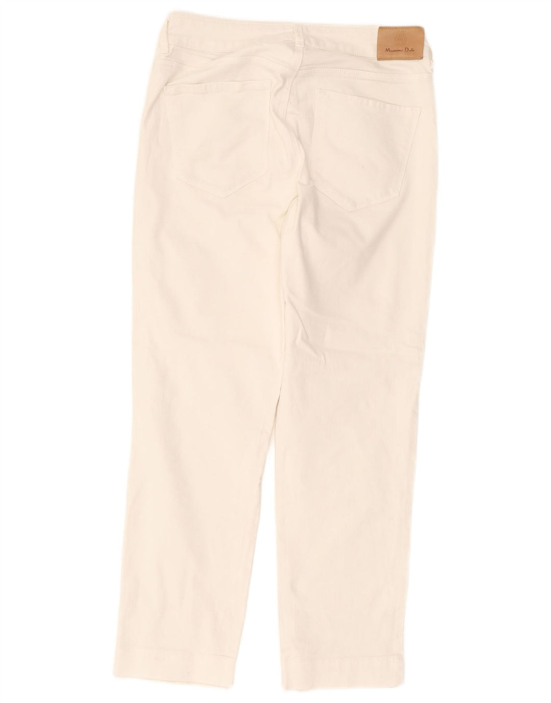 Ženske skraćene traperice Massimo Dutti EU 38 male W28 L25 bijele