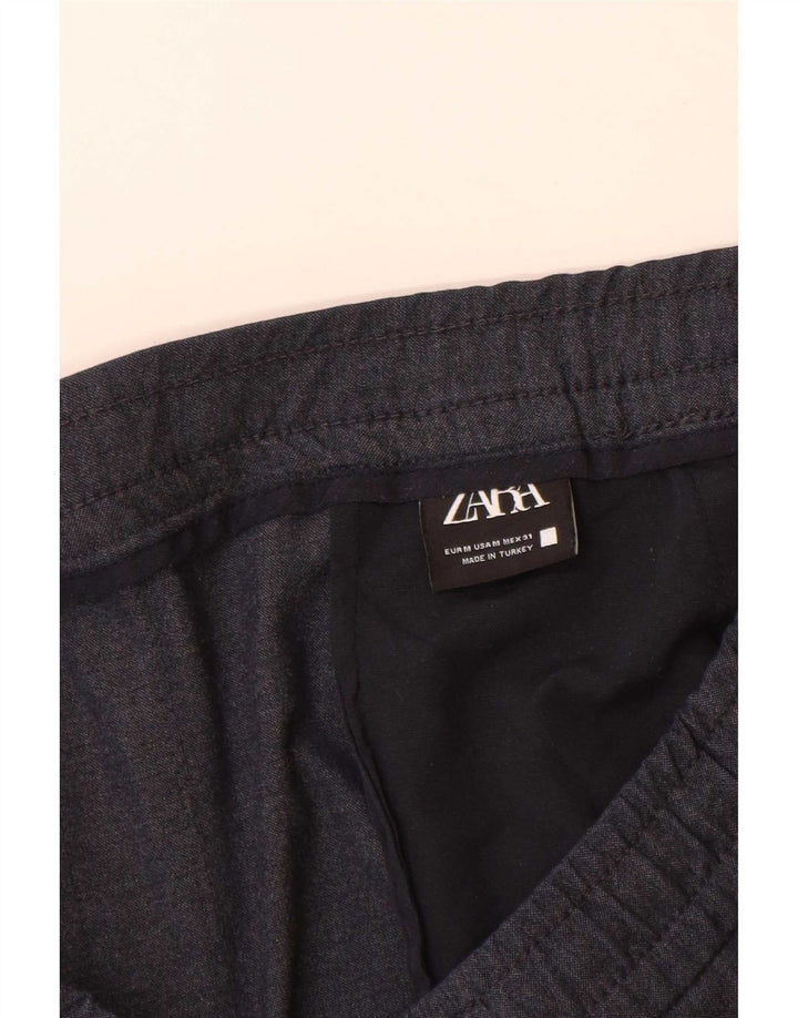 Zara muške uske chino hlače srednje veličine W30 L29 tamnoplave