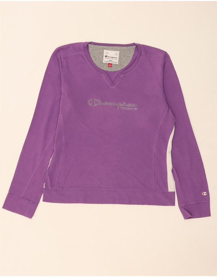 Champion Ženski Heritage Classics Sweatshirt Džemper UK 14 Srednje ljubičasta