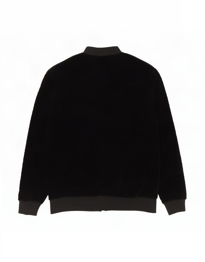 Zara muška bomber jakna UK 40 veliki crni poliester