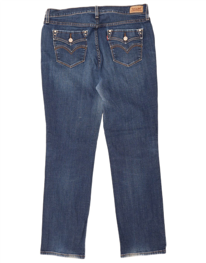 Levi's ženske 505 ravne traperice W32 L32 plavi pamuk