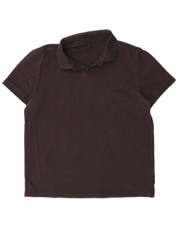 Hugo Boss muška polo majica 3XL crni pamuk