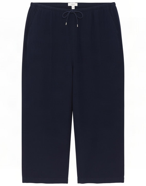 Marks & Spencer ženske chino hlače visokog struka UK 18 XL W36 L29 tamnoplava