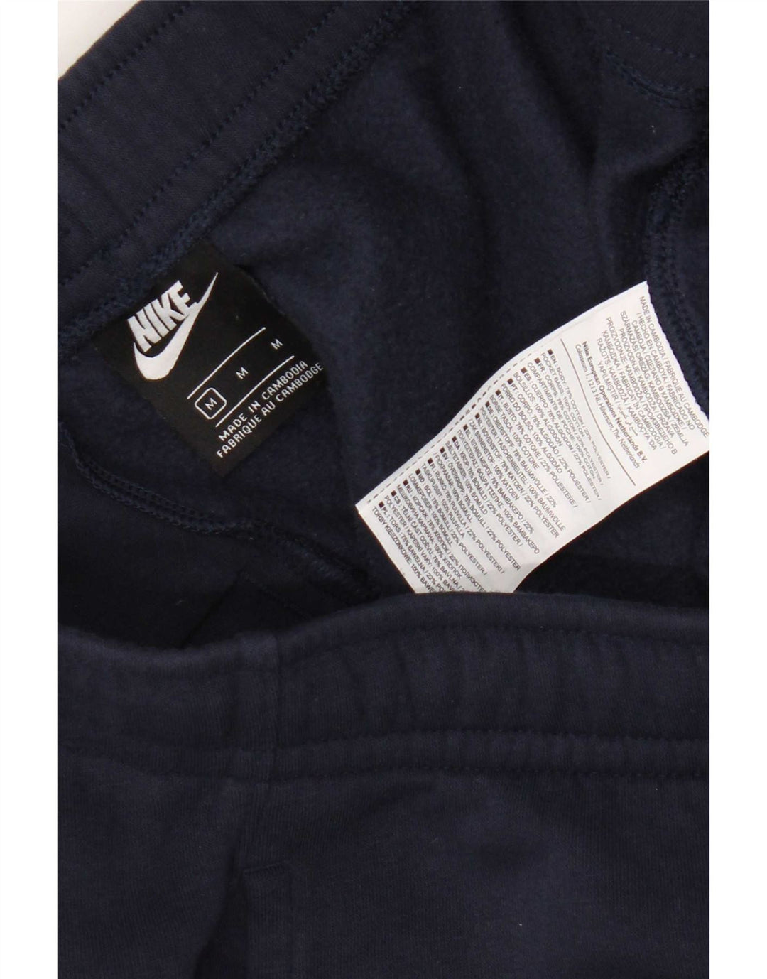 Nike muške trenirke Hlače Joggers srednje tamnoplavi pamuk
