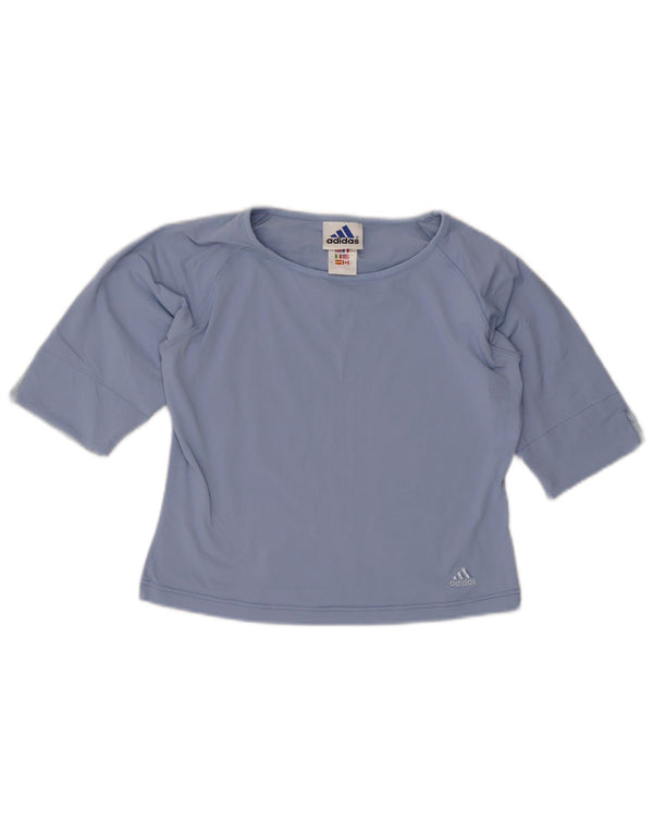Adidas ženska majica kratkih rukava UK 10 Mali plavi poliester