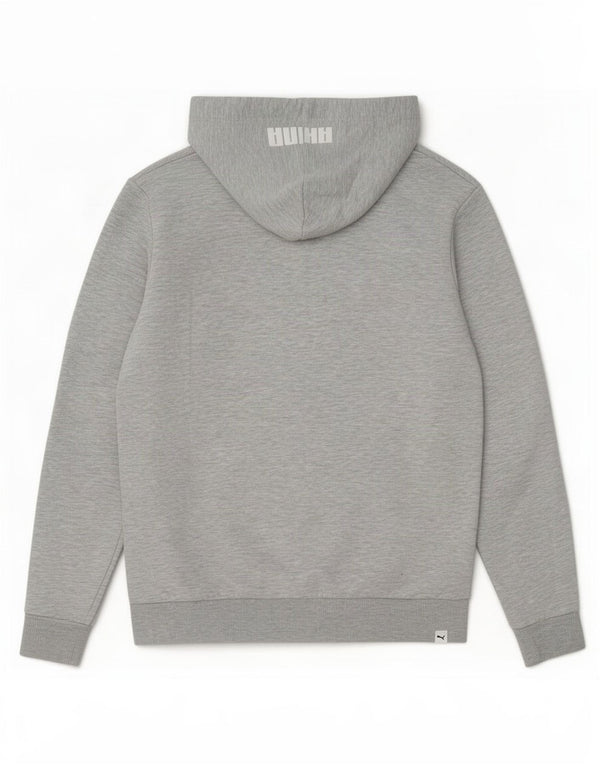 Ženska majica s kapuljačom Puma Graphic Regular Fit UK 16 Large Grey Flected