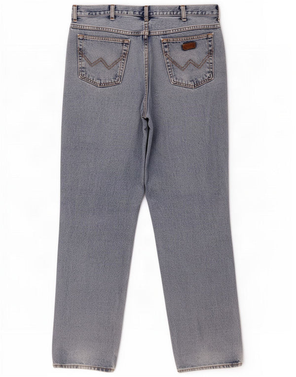 Wrangler muške IDAHO ravne traperice W38 L34 plavi pamuk