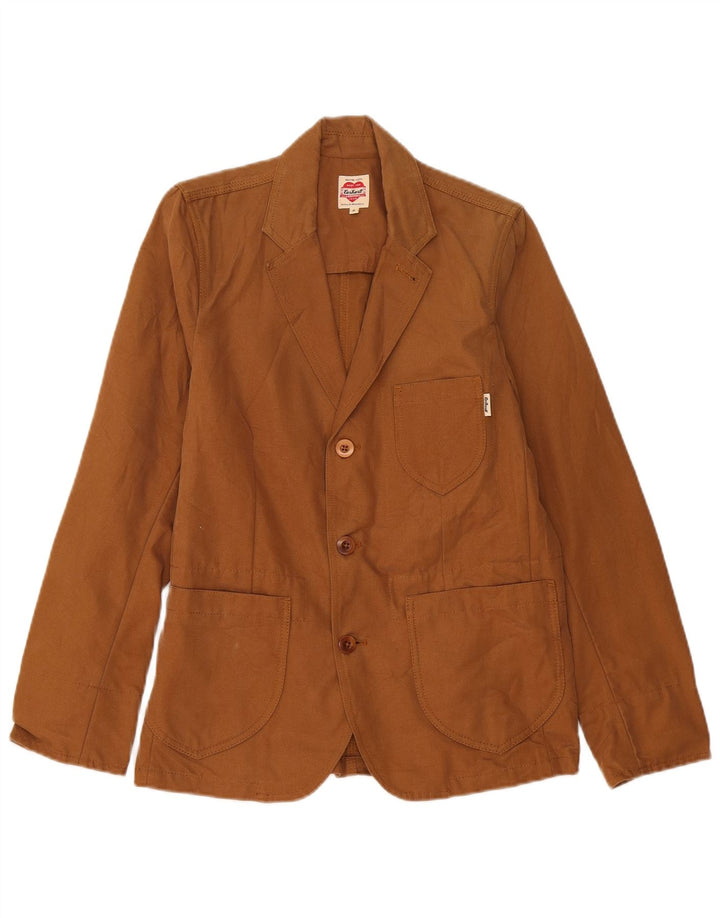 Carhartt muška jakna sa 3 gumba UK 38 srednje smeđi pamuk