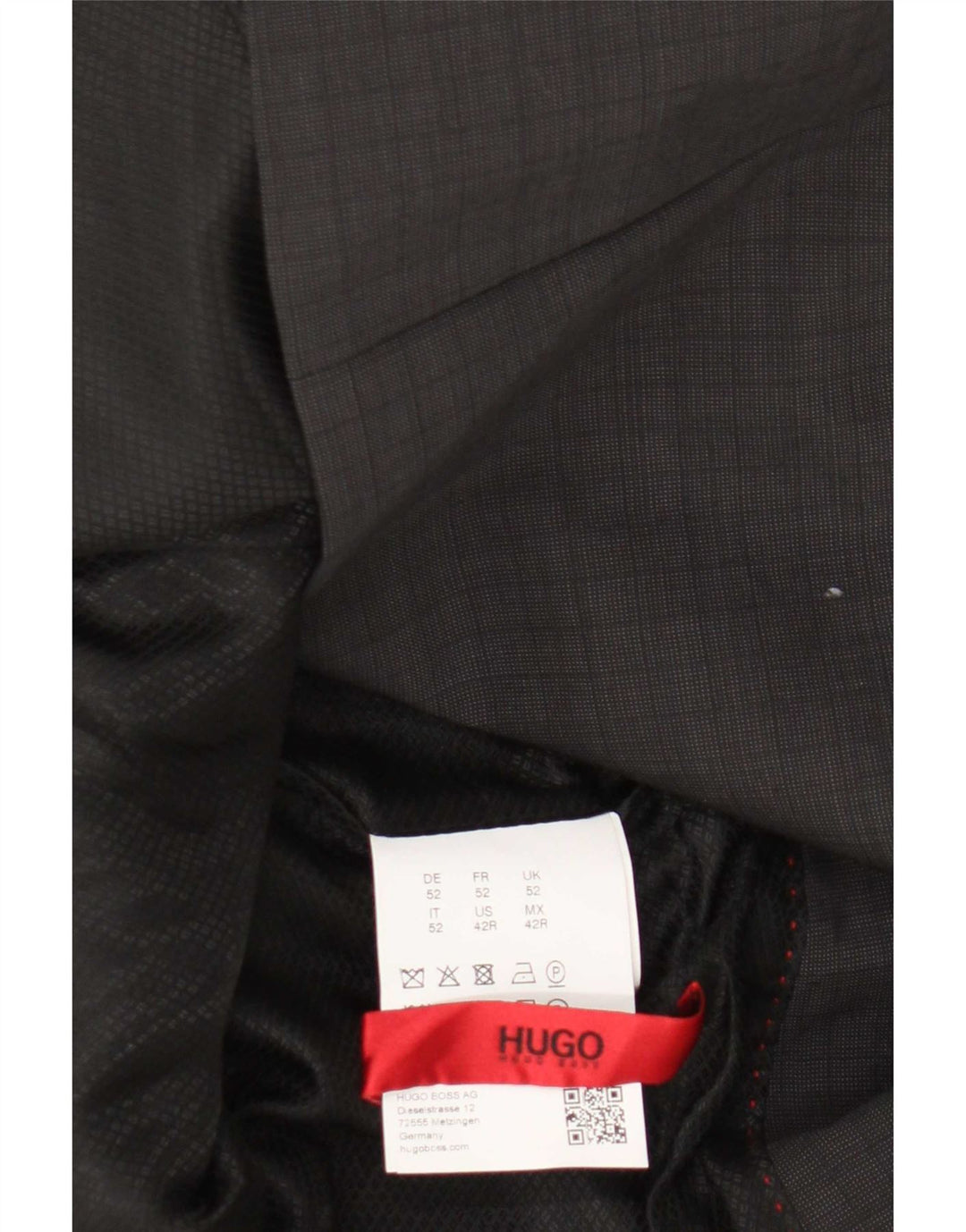 Hugo Boss muška jakna s 2 gumba EU 52 XL siva djevičanska vuna