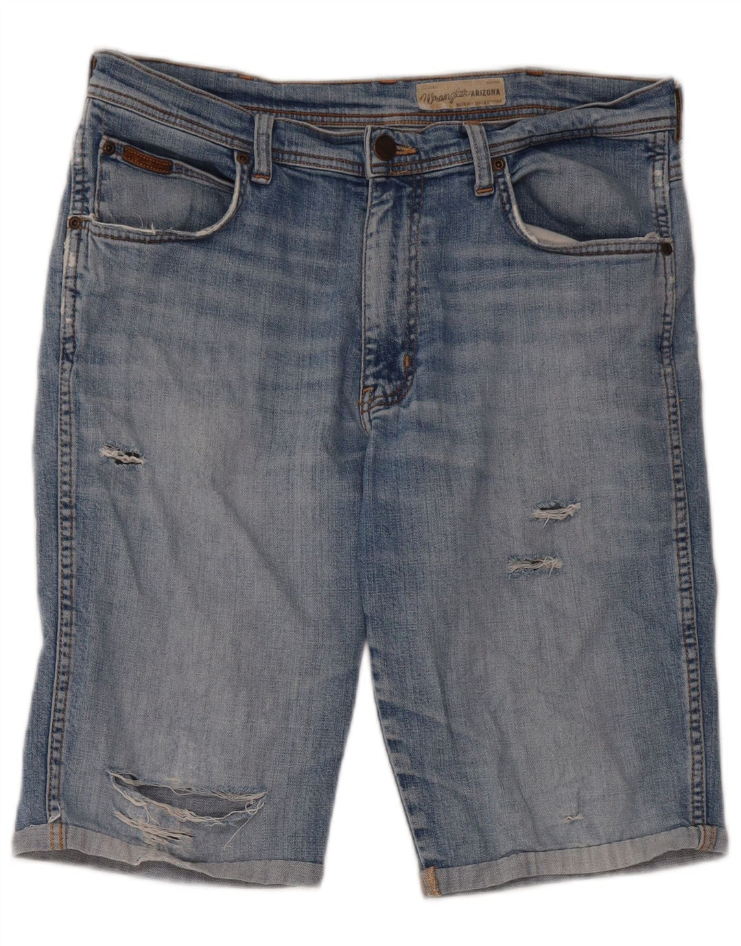 Wrangler muške kratke traper kratke hlače W34 veliki plavi pamuk